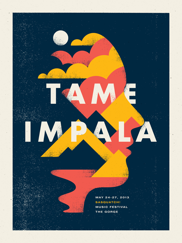 Tame Impala show poster